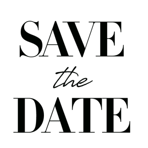 Texto Desktop - Save the date